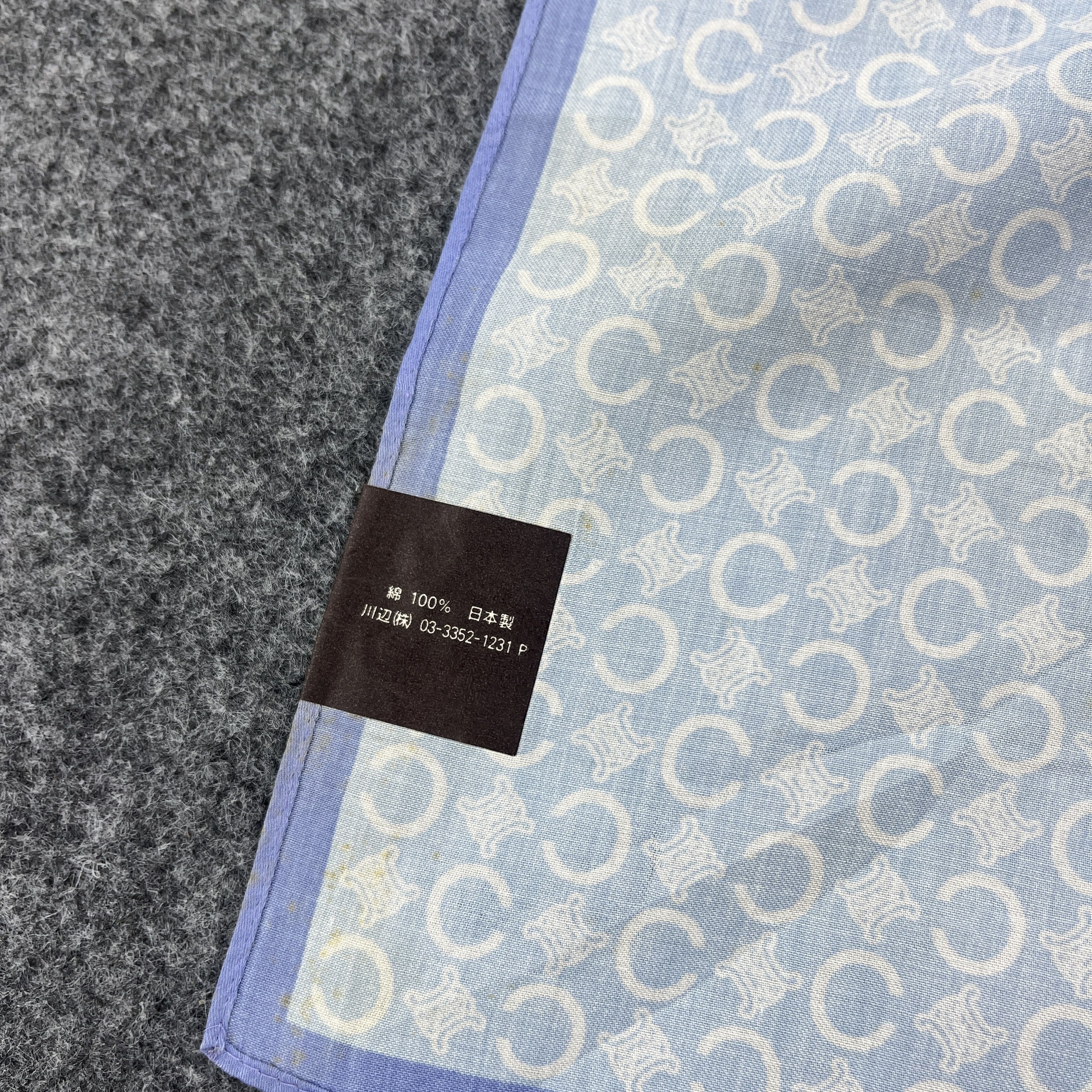 Celine Celine Handkerchief Neckerchief Bandana B951 Size ONE SIZE - 8 Thumbnail