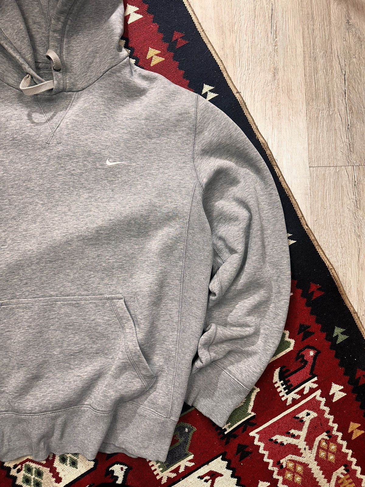 Nike × Vintage Vintage Nike Basic Hoodie Y2K Size US L / EU 52-54 / 3 - 3 Thumbnail