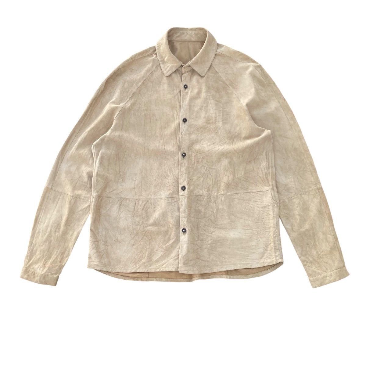 Burberry BURBERRY SUEDE LEATHER SHIRT Size US M / EU 48-50 / 2 - 1 Thumbnail