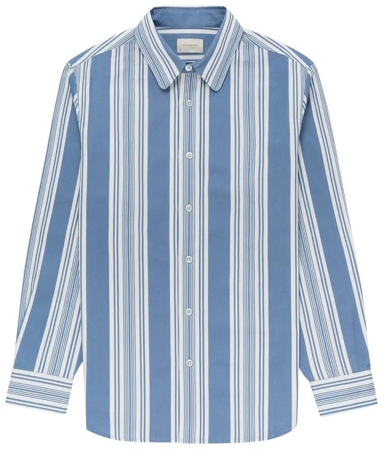 Aime Leon Dore o1mle0825 Printed Stripe Shirt in Multicolor Size US L / EU 52-54 / 3 - 1 Preview