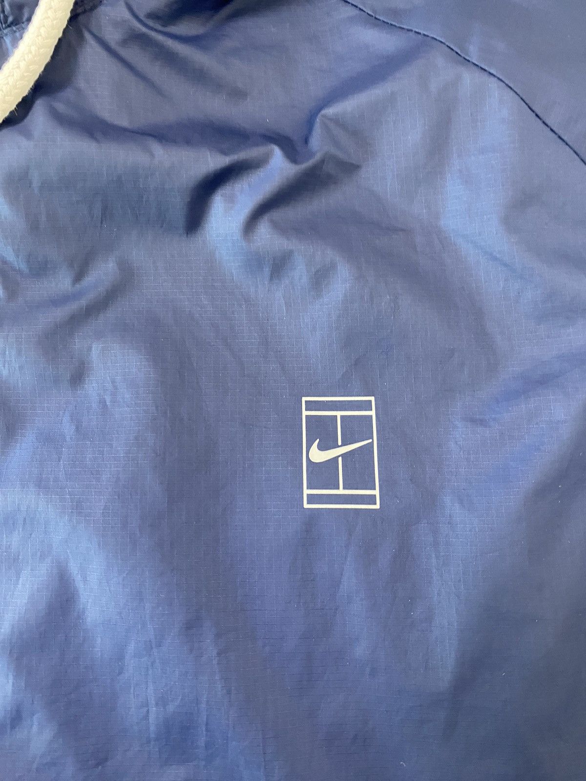 Nike DESCRIPTION Nike x Fragment windbreaker, size XL, blue used Size US XL / EU 56 / 4 - 6 Thumbnail