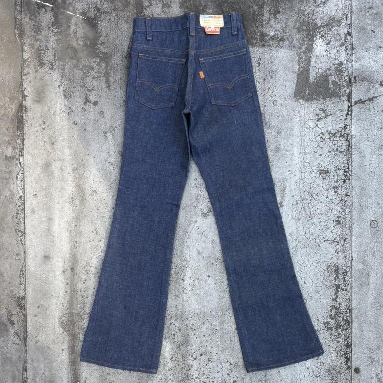 Levi's Vintage 70s Levi’s Deadstock Orange Tab Student Bellbottoms Size 26" / US 2 / IT 38 - 3 Thumbnail
