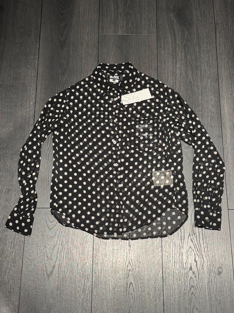 Comme des Garcons Comme Des Garcons Black polka dot shirt Size S / US 4 / IT 40 - 1 Thumbnail
