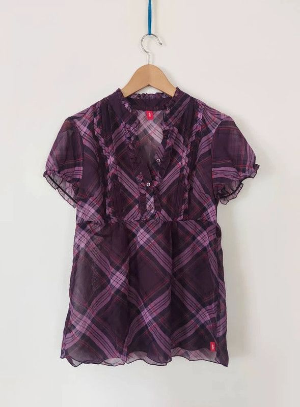 Vintage Edc vintage sheer top S 8/10 Size S / US 4 / IT 40 - 4 Thumbnail