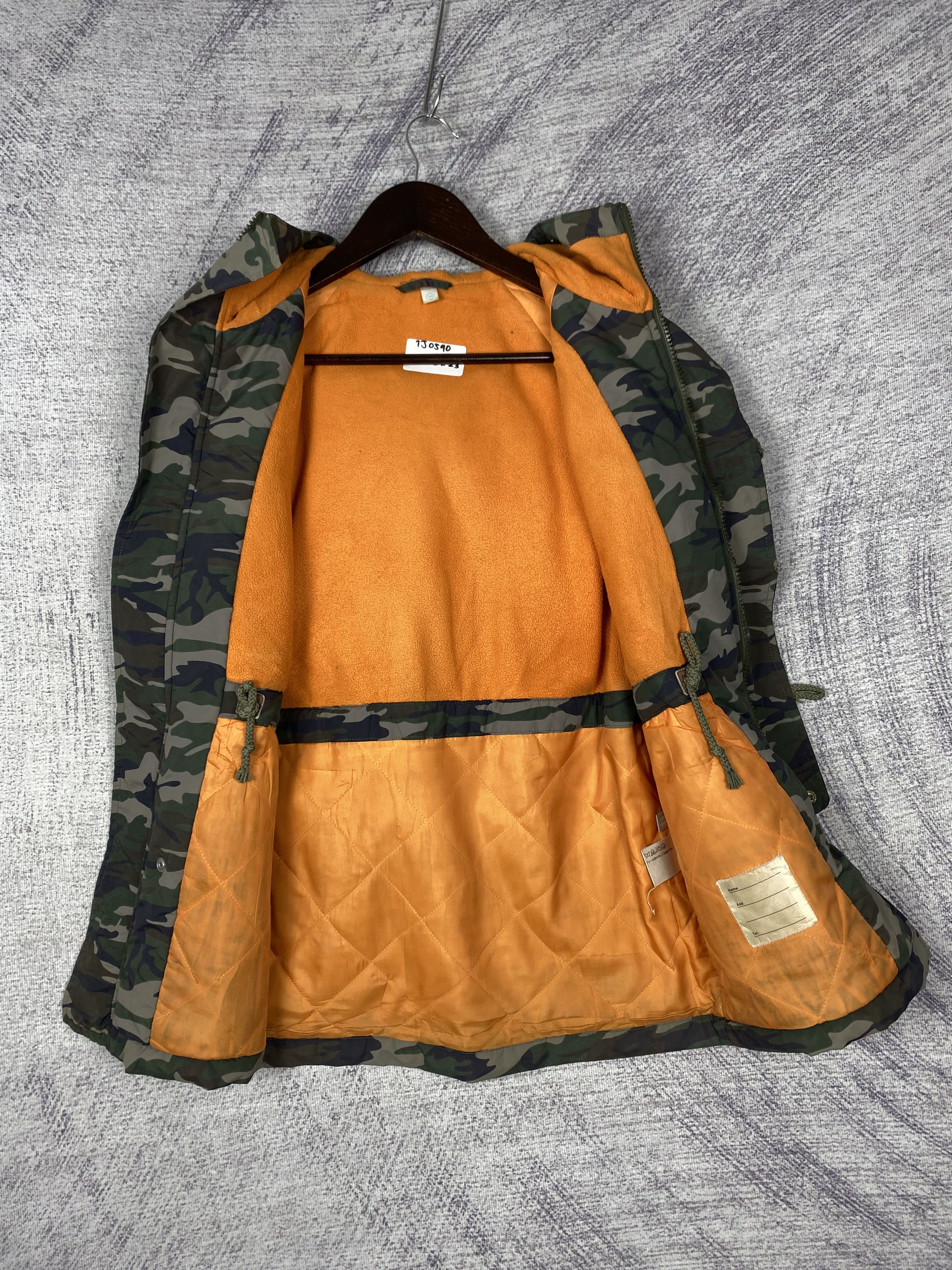 Uniqlo Vintage Uniqlo Hoodie Camo Fleece Lining Jacket Size US XS / EU 42 / 0 - 7 Thumbnail