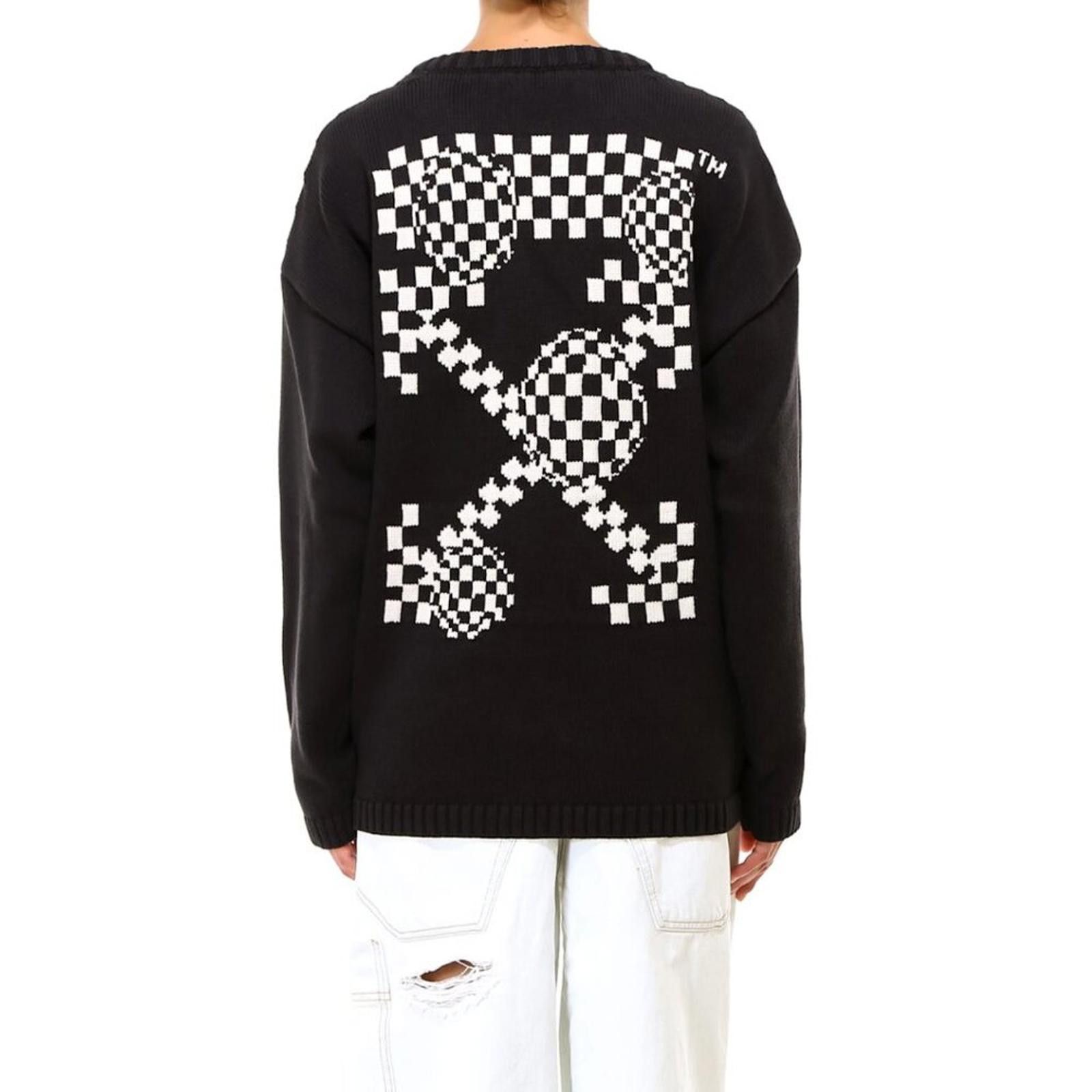 Off-White OFF-WHITE Archival FW19 Graffiti Arrow Sweater Virgil Abloh Size M / US 6-8 / IT 42-44 - 2 Thumbnail