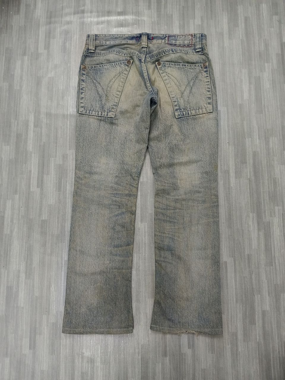 If Six Was Nine × Japanese Brand FLARE SICK MADE IN NIPPON DENIM PANTS Size US 33 - 3 Thumbnail