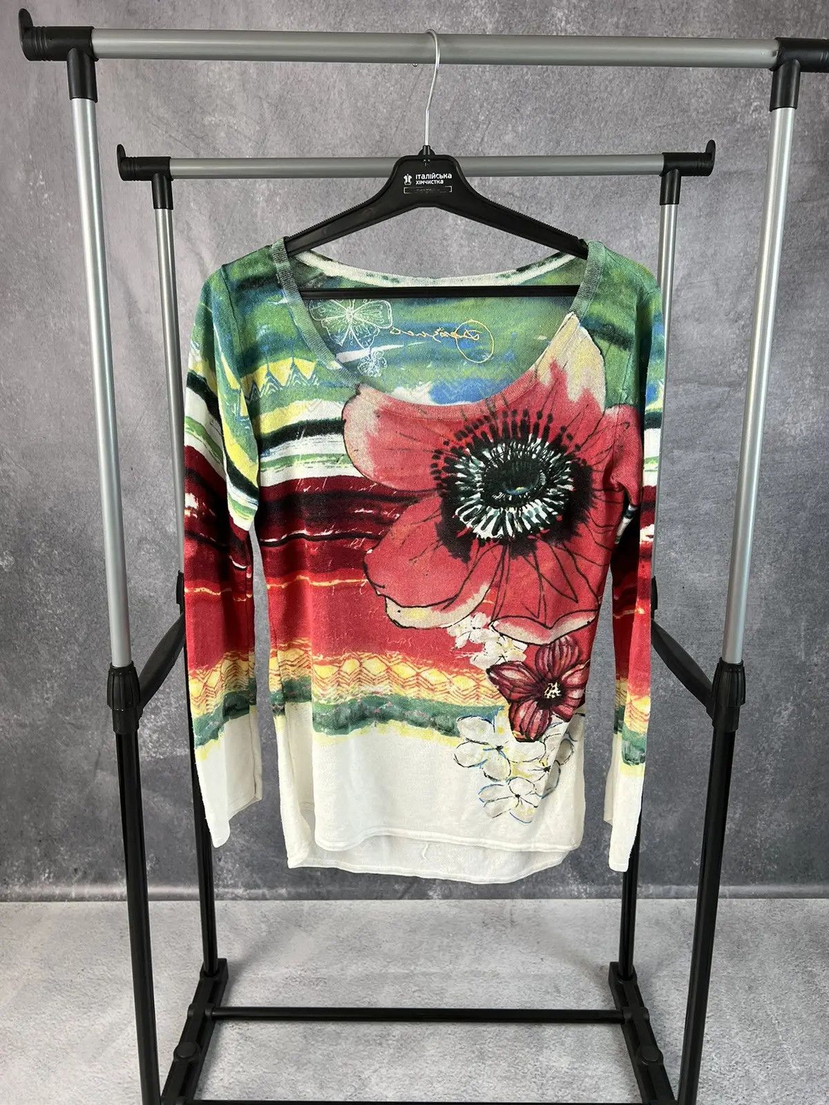 Desigual Desigual multicolour knit jumper Size XL / US 12-14 / IT 48-50 - 1 Thumbnail