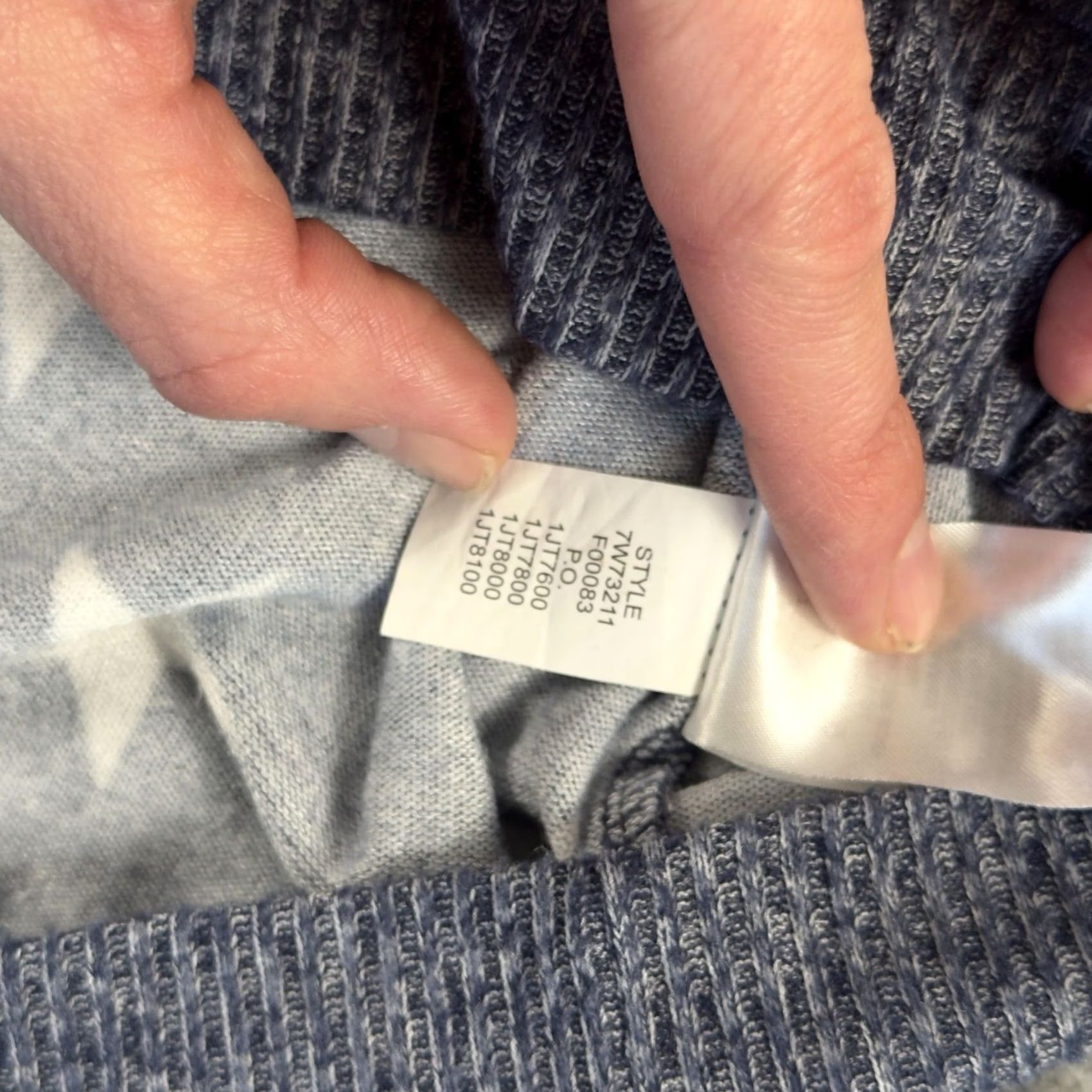 Lucky Brand Lucky Brand Sweater Womens Large Blue Star Print Crewneck Pullover Long Sleeve Size L / US 10 / IT 46 - 5 Thumbnail