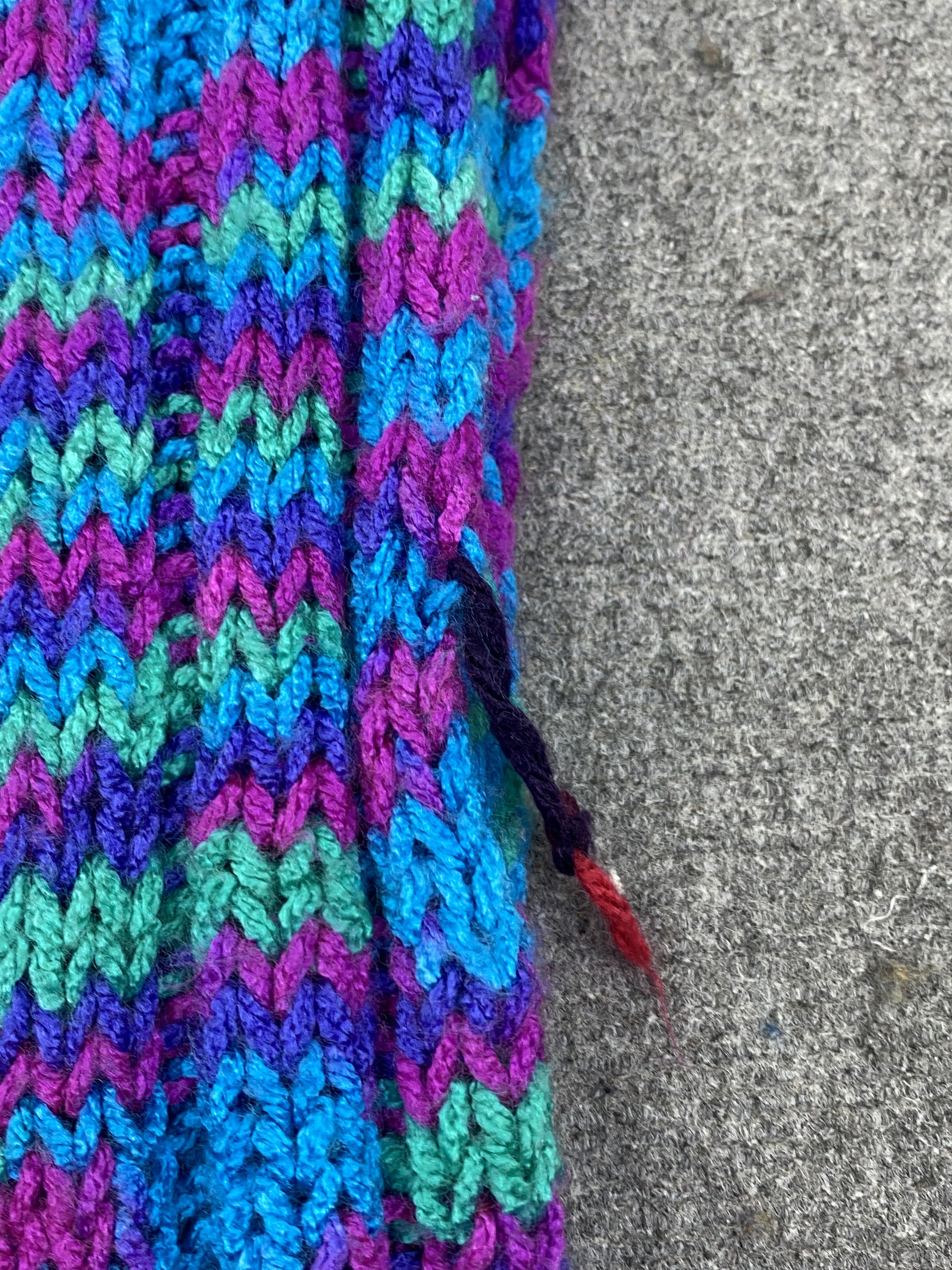 Homespun Knitwear Japanese Brand Knitted Scarf / Muffler / Neckwear SC0276 Size ONE SIZE - 8 Thumbnail