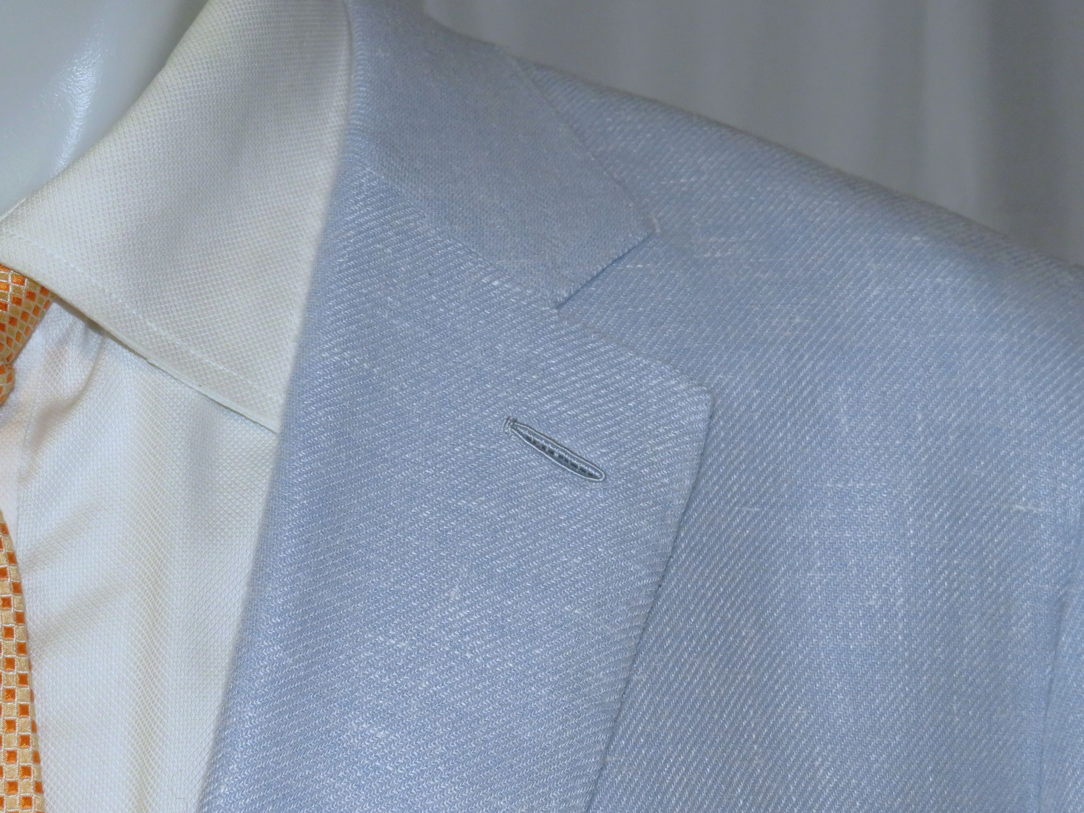 Ermenegildo Zegna Su Misura Couture Seafoam Current Silk Blend Sport Coat 50R Size 50R - 5 Thumbnail