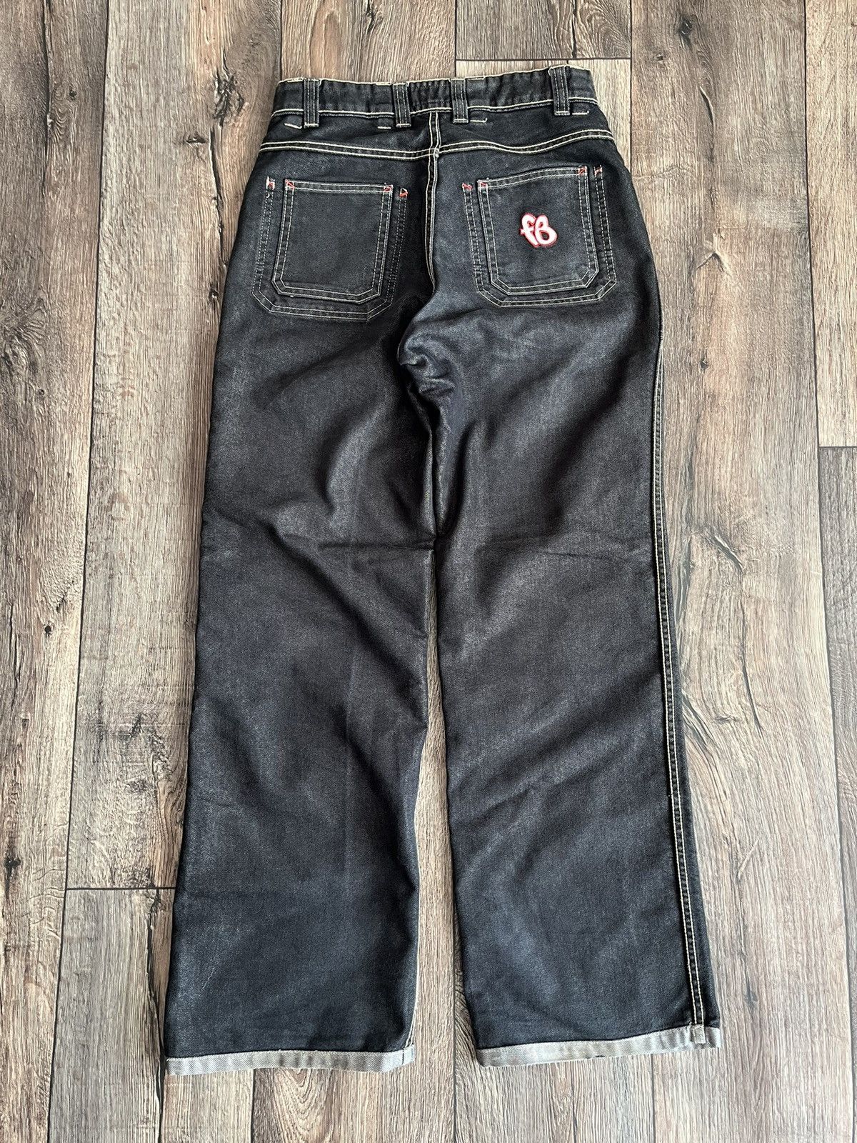 Fubu Vintage Fubu Logo Carpenter Baggy Reversible Denim Jeans Size US 30 / EU 46 - 1 Thumbnail