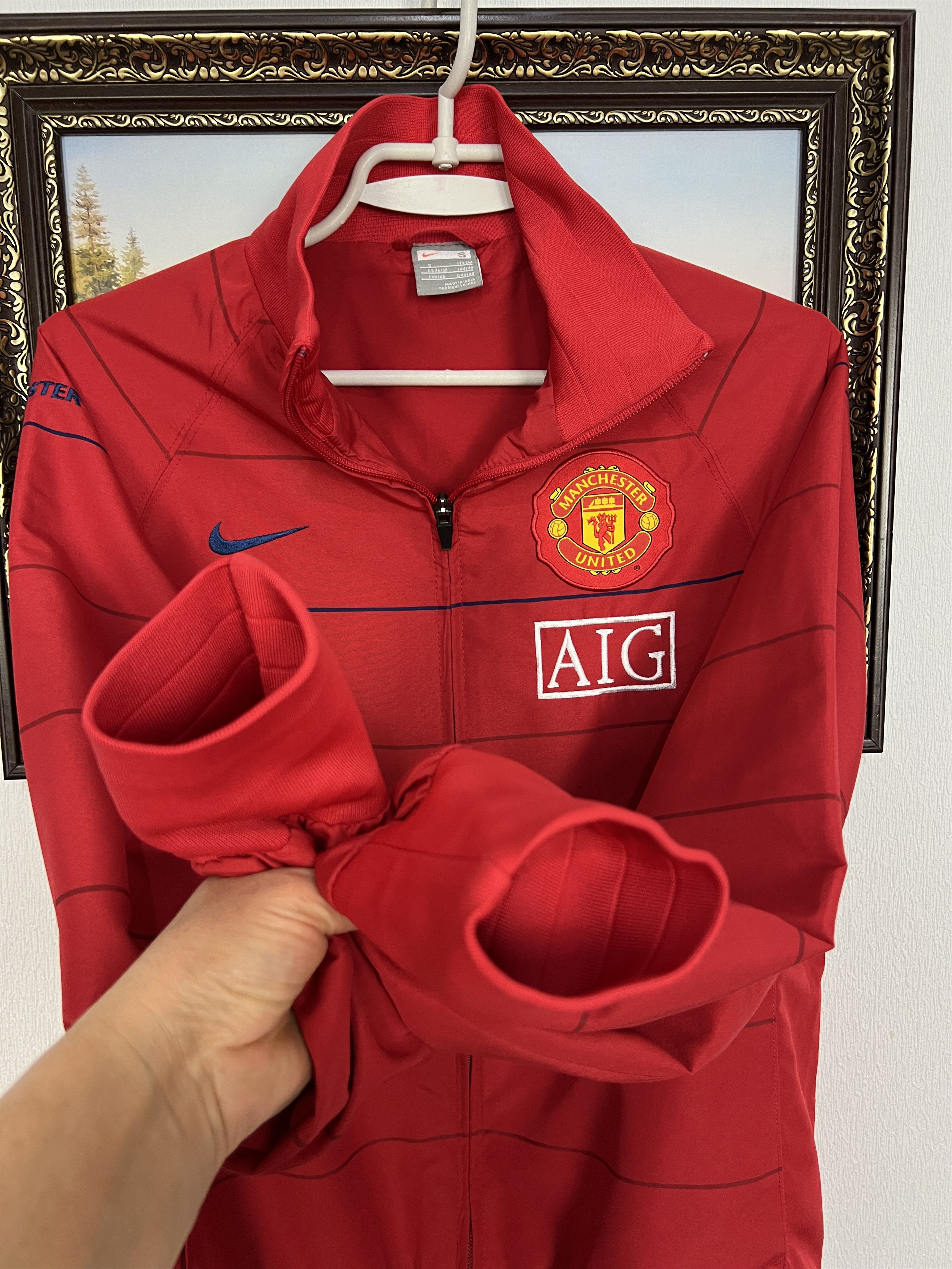 Nike Manchester United Football Jacket Soccer Train Track Top Size US S / EU 44-46 / 1 - 6 Thumbnail