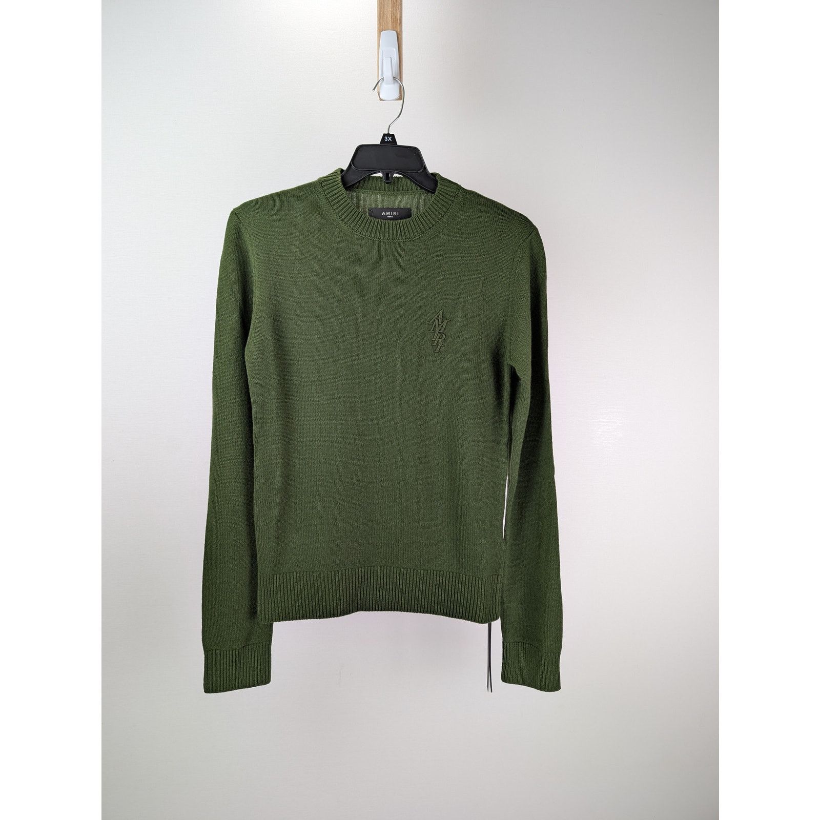 Amiri o1rshd1 Amiri Stack Crewneck Sweatshirt in Spindle Tree Size US XXL / EU 58 / 5 - 1 Thumbnail