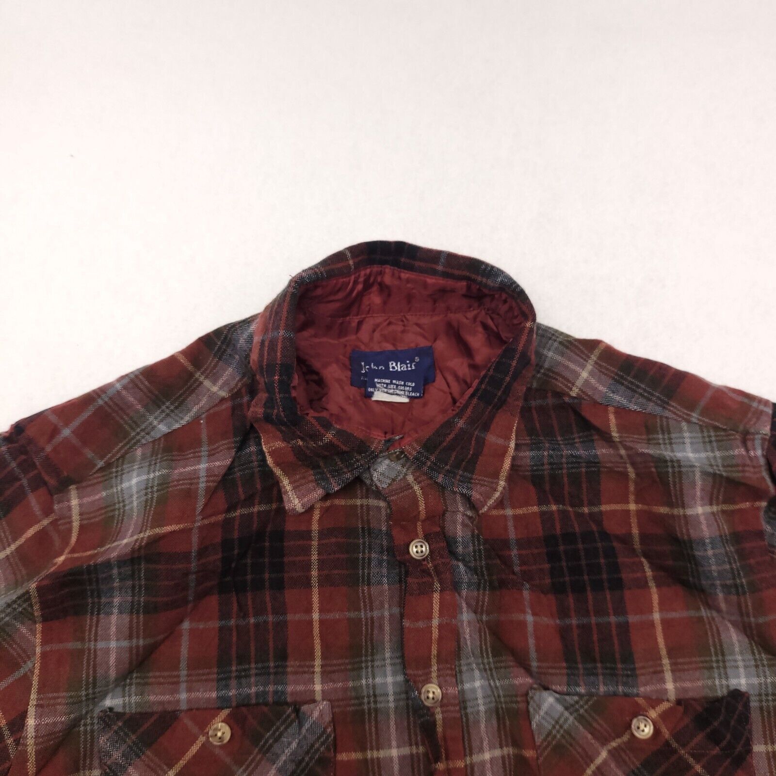 Blair John Blair Casual Button Up Shirt Mens Size Medium M Red Size US M / EU 48-50 / 2 - 1 Thumbnail