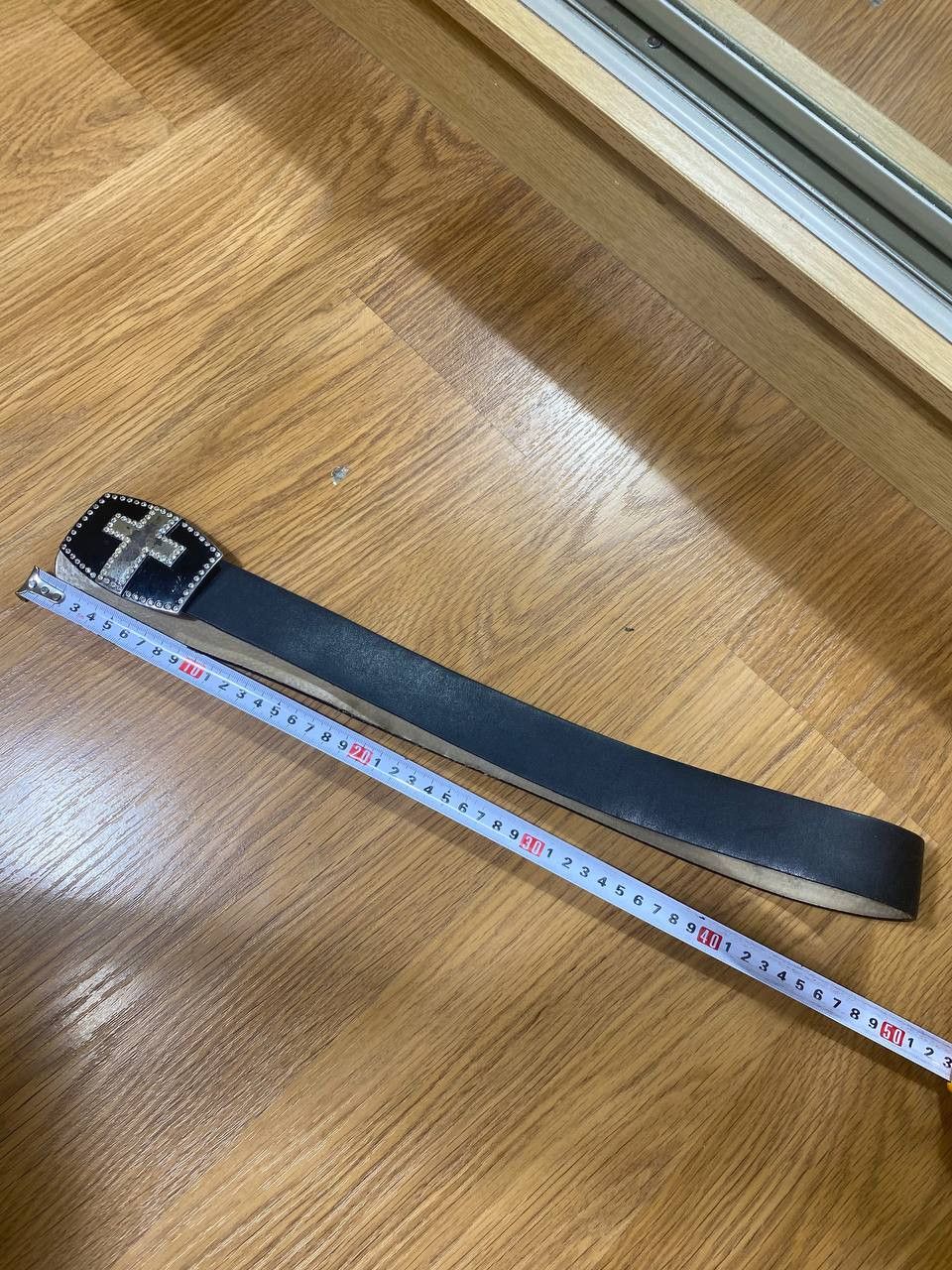 Vintage Pyramid Studded Belt (black) Size ONE SIZE - 19 Thumbnail