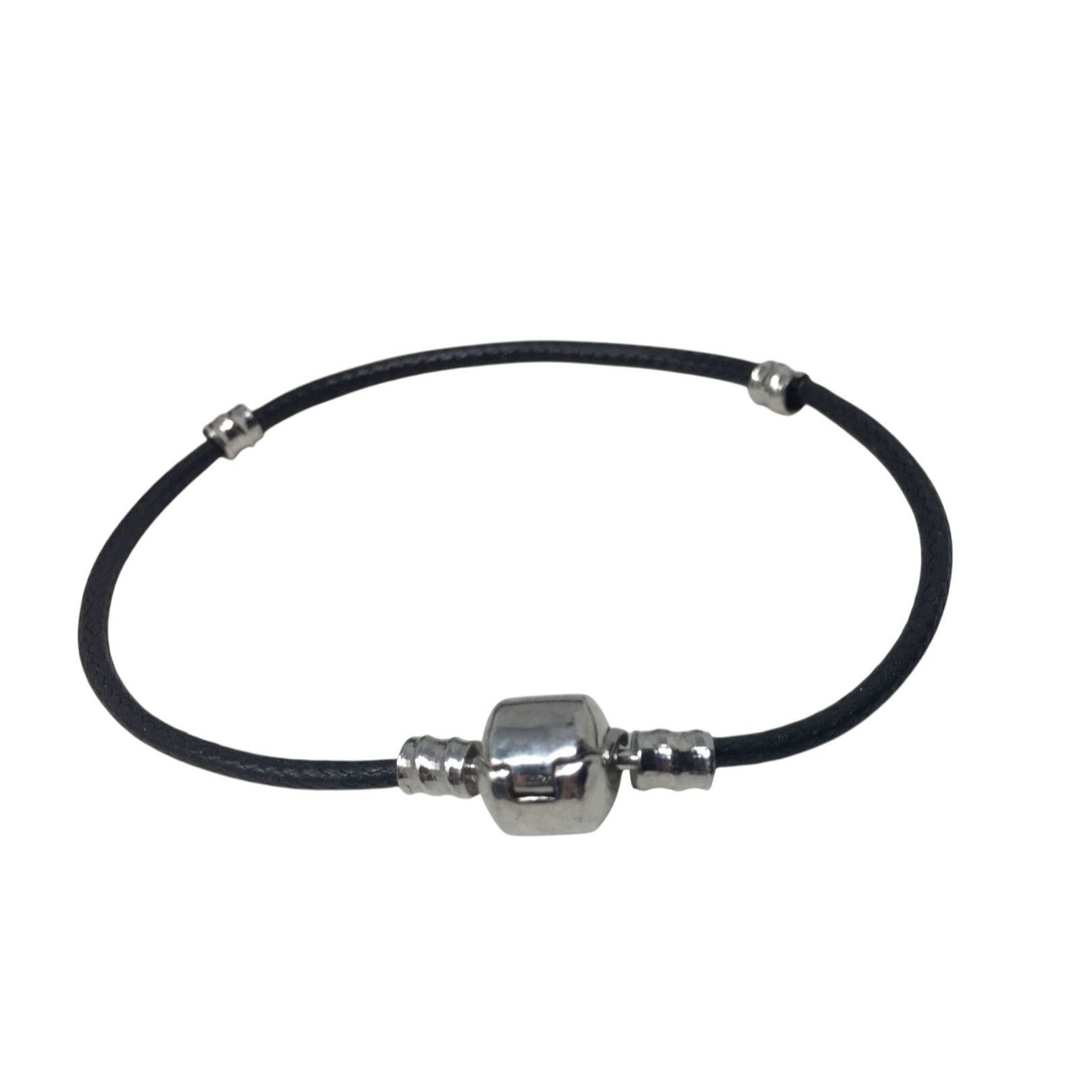 Other Women's Silver and Black Rope Bracelet Size ONE SIZE - 2 Thumbnail
