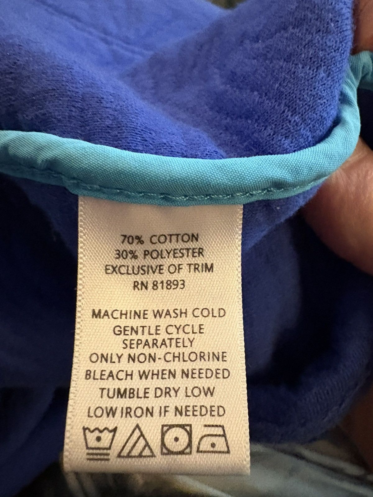 Isaac Mizrahi Blue button down size medium Shacket jacket Size M / US 6-8 / IT 42-44 - 9 Thumbnail