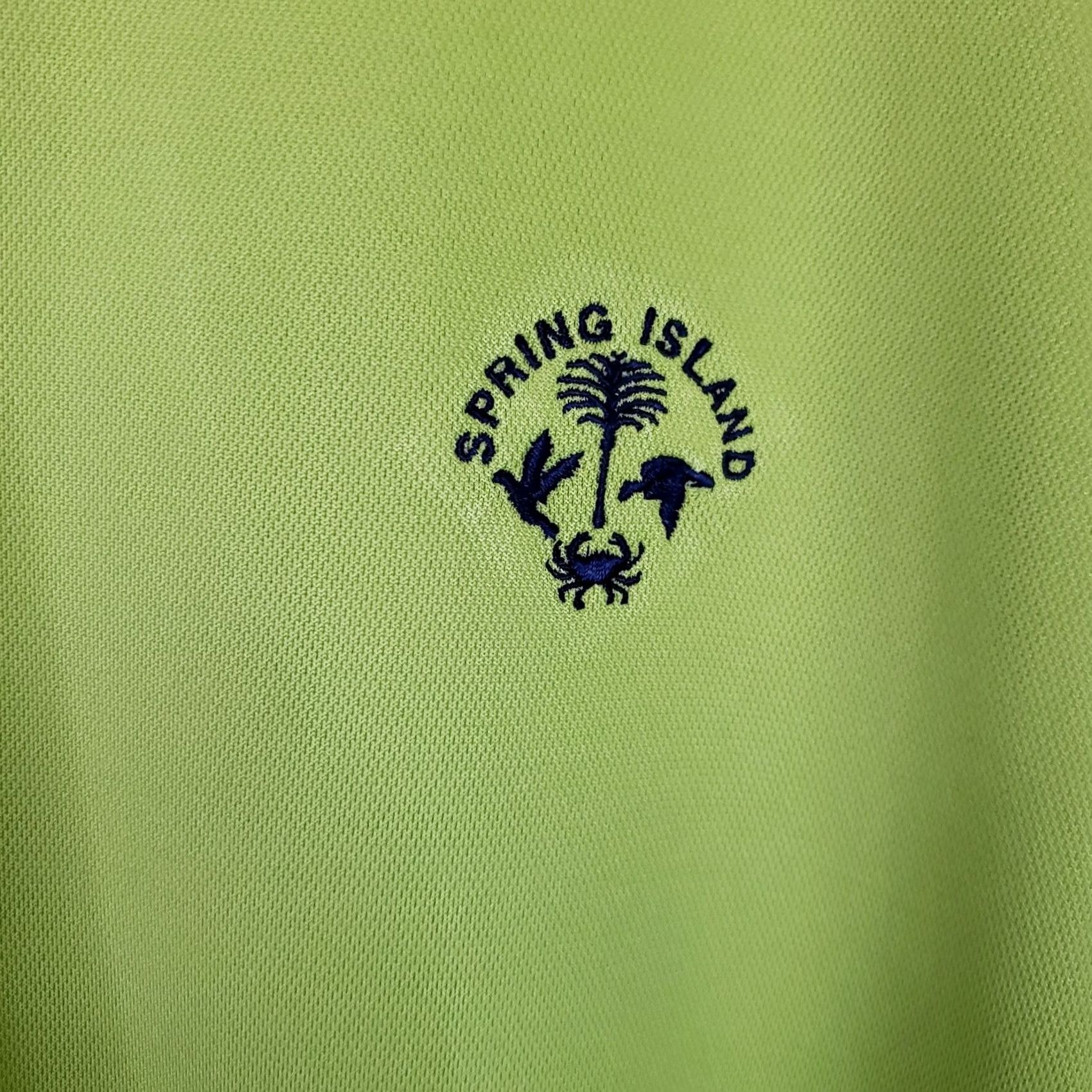 Vintage Bobby Jones Polo Shirt Men L Green White Striped Golf Performance Spring Island Size US L / EU 52-54 / 3 - 6 Thumbnail