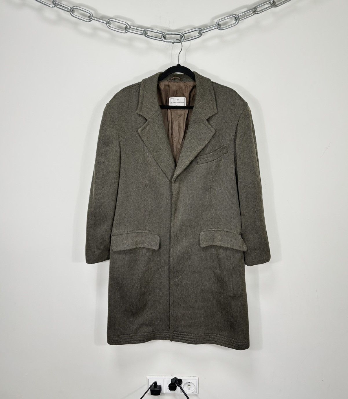 Ermenegildo Zegna Vintage Ermenegildo Zegna Soft Italian Classic Wool Coat Size US M / EU 48-50 / 2 - 1 Thumbnail