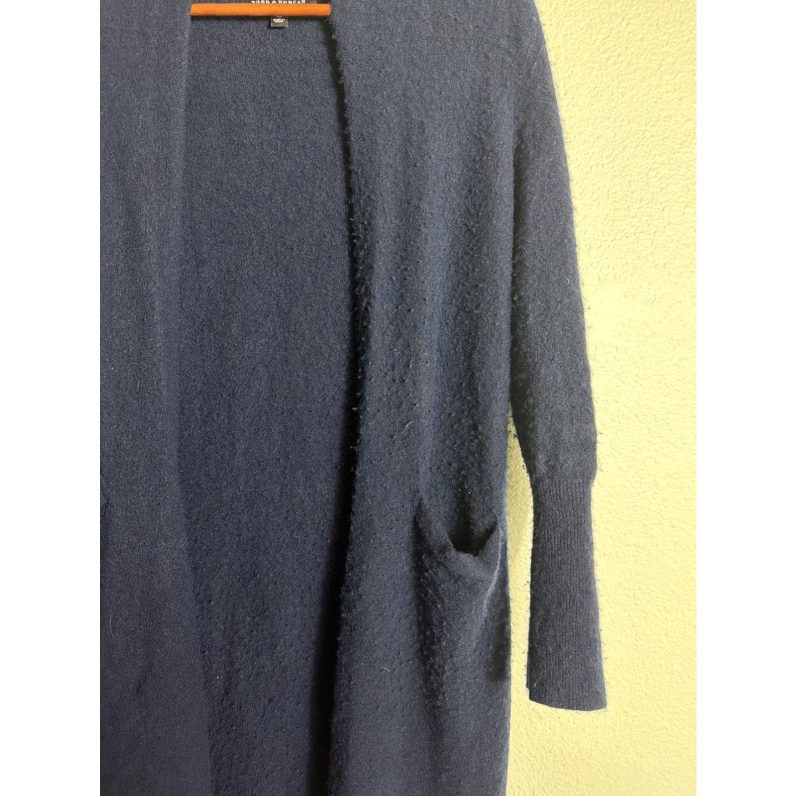 Banana Republic VINTAGE Banana Republic Todd Duncan Cashmere Scottish Navy Blue Cardigan Womens XS Size XS / US 0-2 / IT 36-38 - 4 Thumbnail