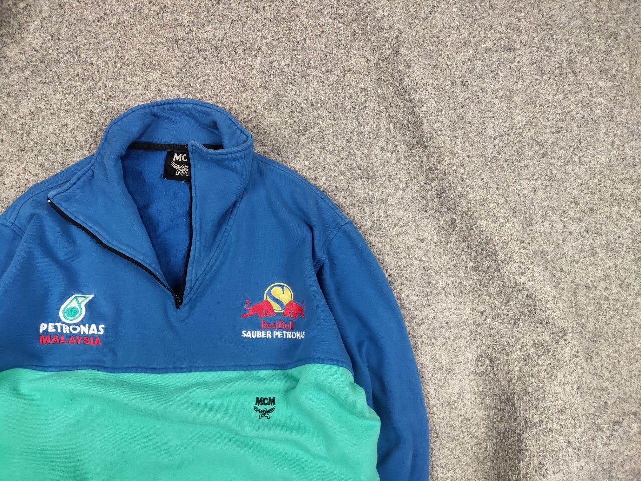 MCM Rare Vintage 80's MCM Sauber Petronas Formula Sweatshirt Size US M / EU 48-50 / 2 - 2 Thumbnail
