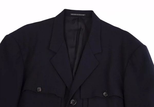 Yohji Yamamoto Yohji Yamamoto 1980s four-pocket wool jacket Size US M / EU 48-50 / 2 - 2 Thumbnail