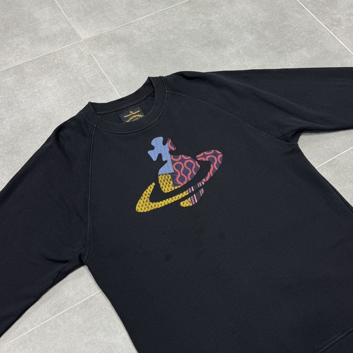 Vivienne Westwood Vivienne Westwood Anglomania Big Logo Men Black Sweatshirt Size US M / EU 48-50 / 2 - 8 Thumbnail