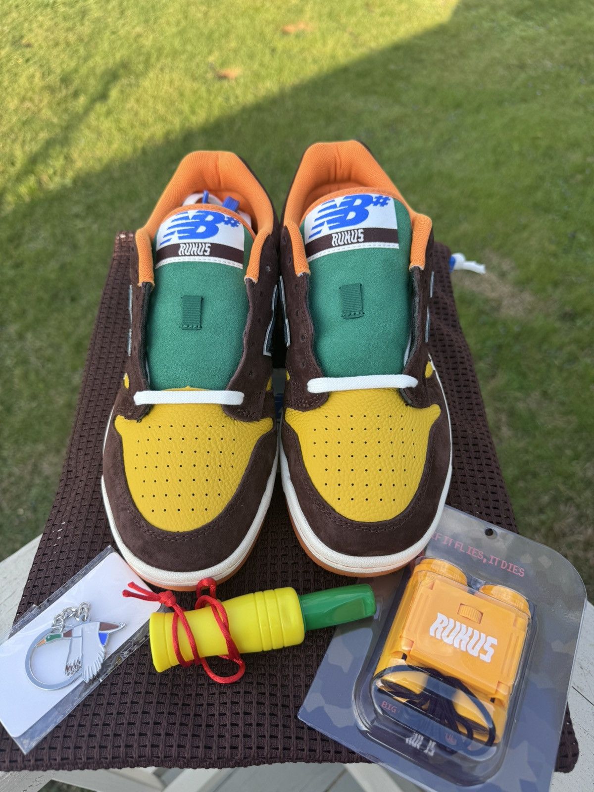 New Balance Rukus x New Balance “Mallard Duck” 480 in-store box Size US 9.5 / EU 42-43 - 2 Thumbnail