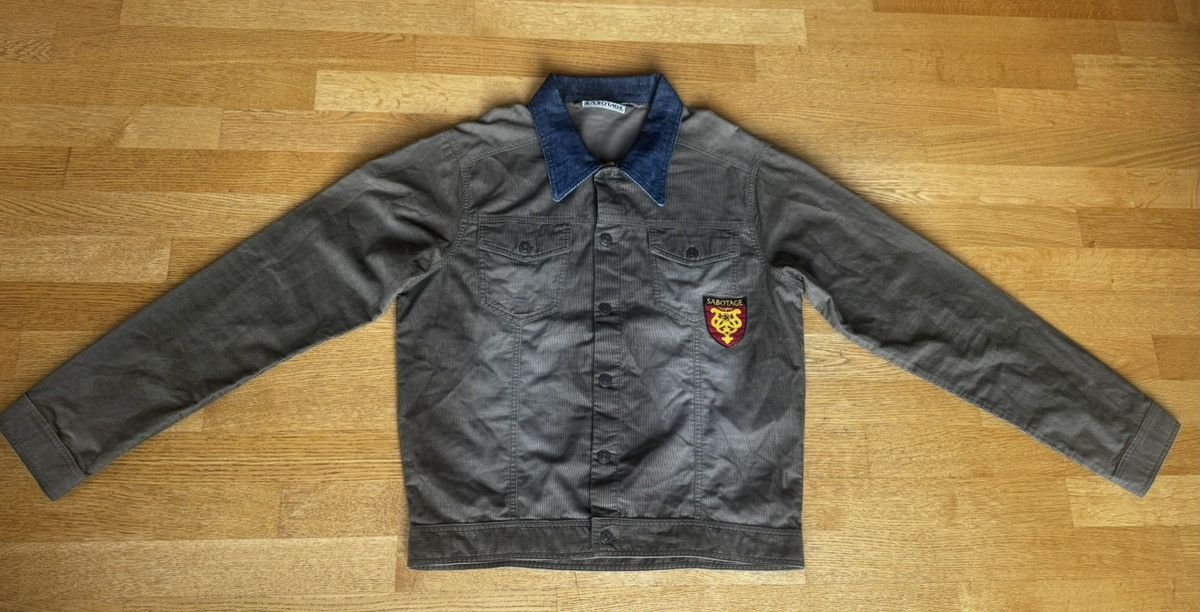 Walter Van Beirendonck Sabotage Cord Trucker Jacket — 1990s / NOS with Tag Size US L / EU 52-54 / 3 - 1 Thumbnail