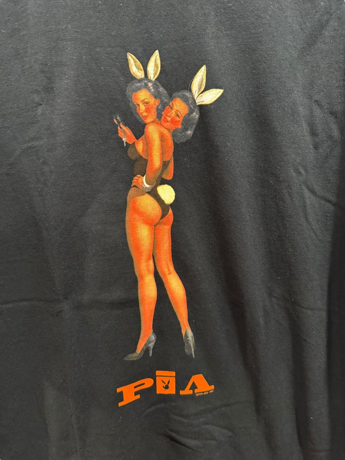 Playboy × Travis Scott Travis Scott x Playboy II Tee Black Size US L / EU 52-54 / 3 - 2 Thumbnail