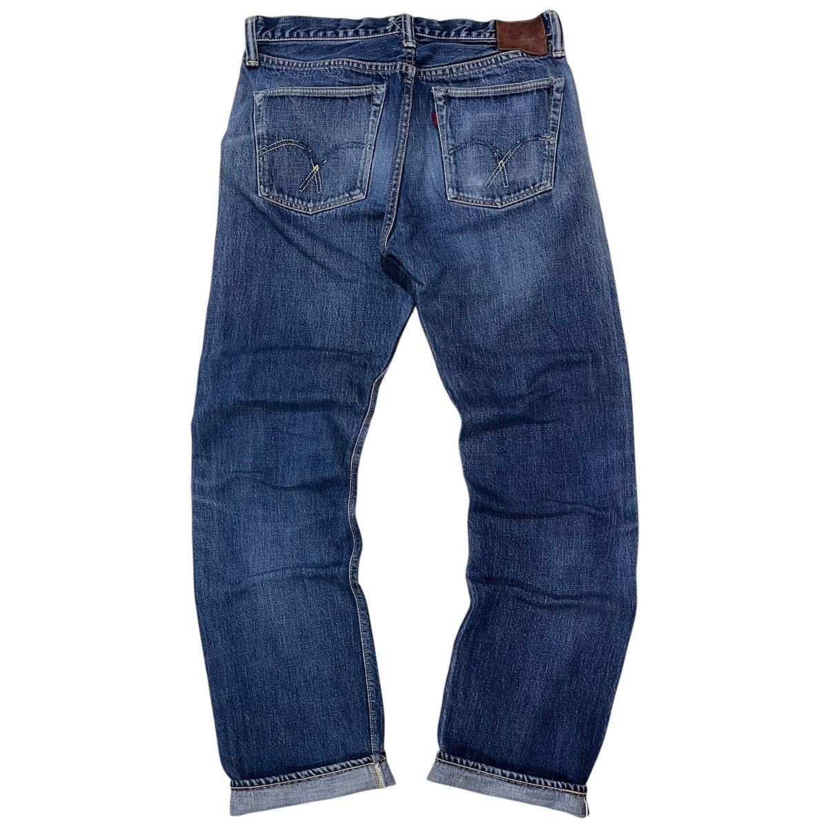 Full Count & Co. Vintage Full count selvedge distressed pants Size US 32 / EU 48 - 1 Thumbnail