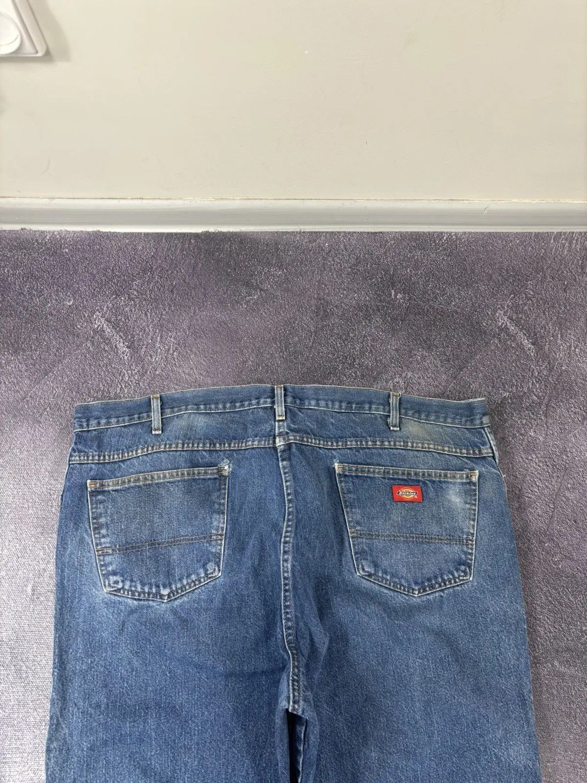 Dickies × Vintage Vintage Dickies USA Denim Blue Work Skate Hype Baggy Jeans Size US 44 / EU 60 - 5 Thumbnail