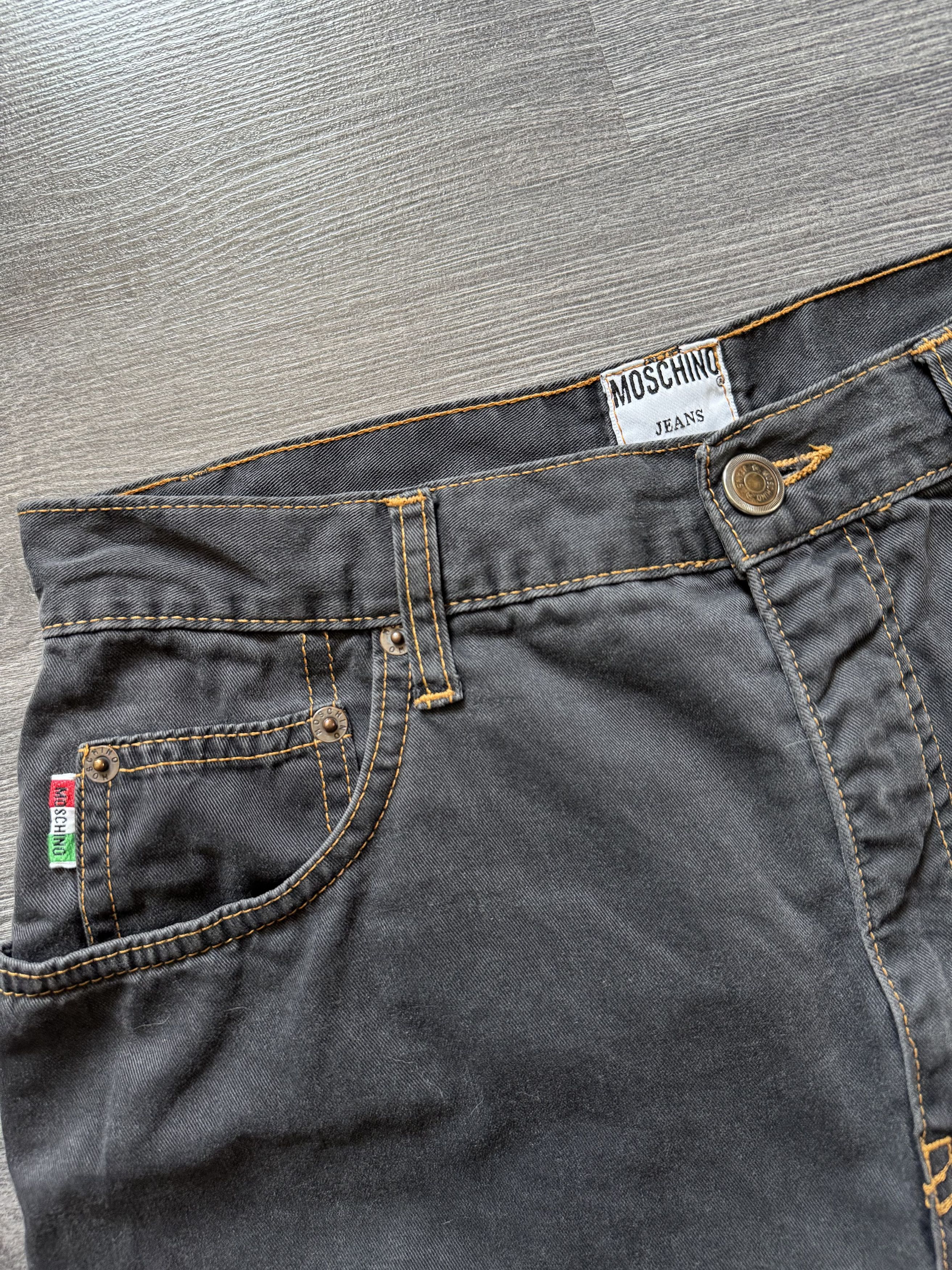 Moschino Vintage 90s MOSCHINO Jeans Gray Denim Size US 28 / EU 44 - 6 Thumbnail