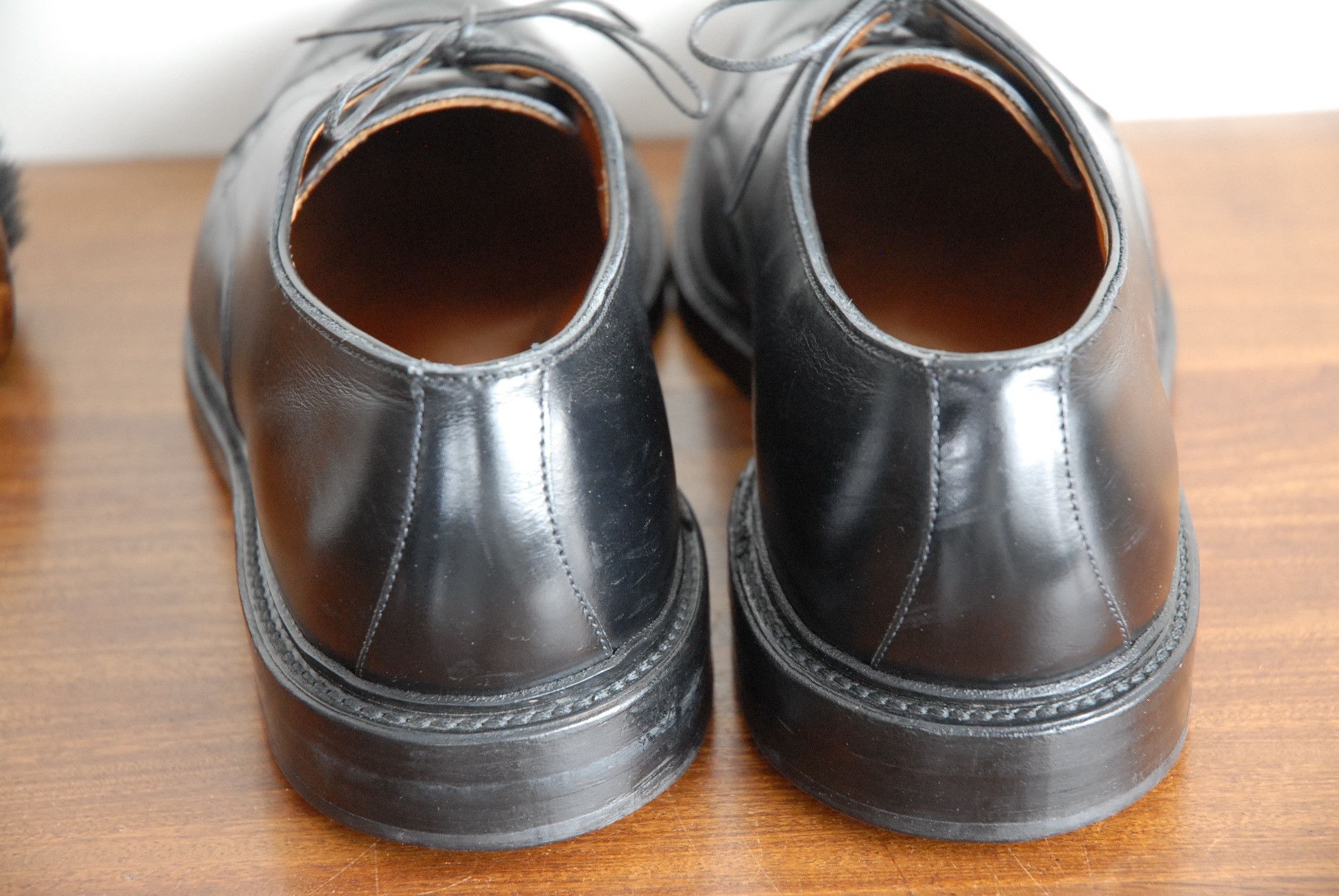 Allen Edmonds Walton cap toe Norwegian split toe derby, GYW Size US 11 / EU 44 - 6 Thumbnail