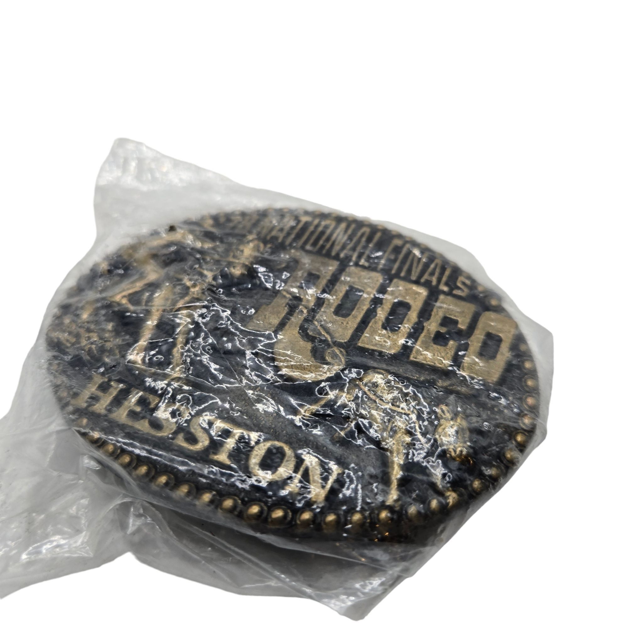 Other 1978 NFR Rodeo Belt Buckle NOS Hesston Cowboy Calf Roper Nat Size ONE SIZE - 8 Thumbnail