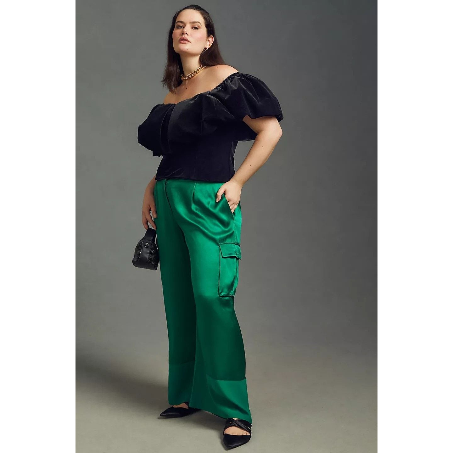 Anthropologie Anthropologie Hutch Velvet Corset Top $148 SIZE 0P Black Size XS / US 0-2 / IT 36-38 - 6 Thumbnail