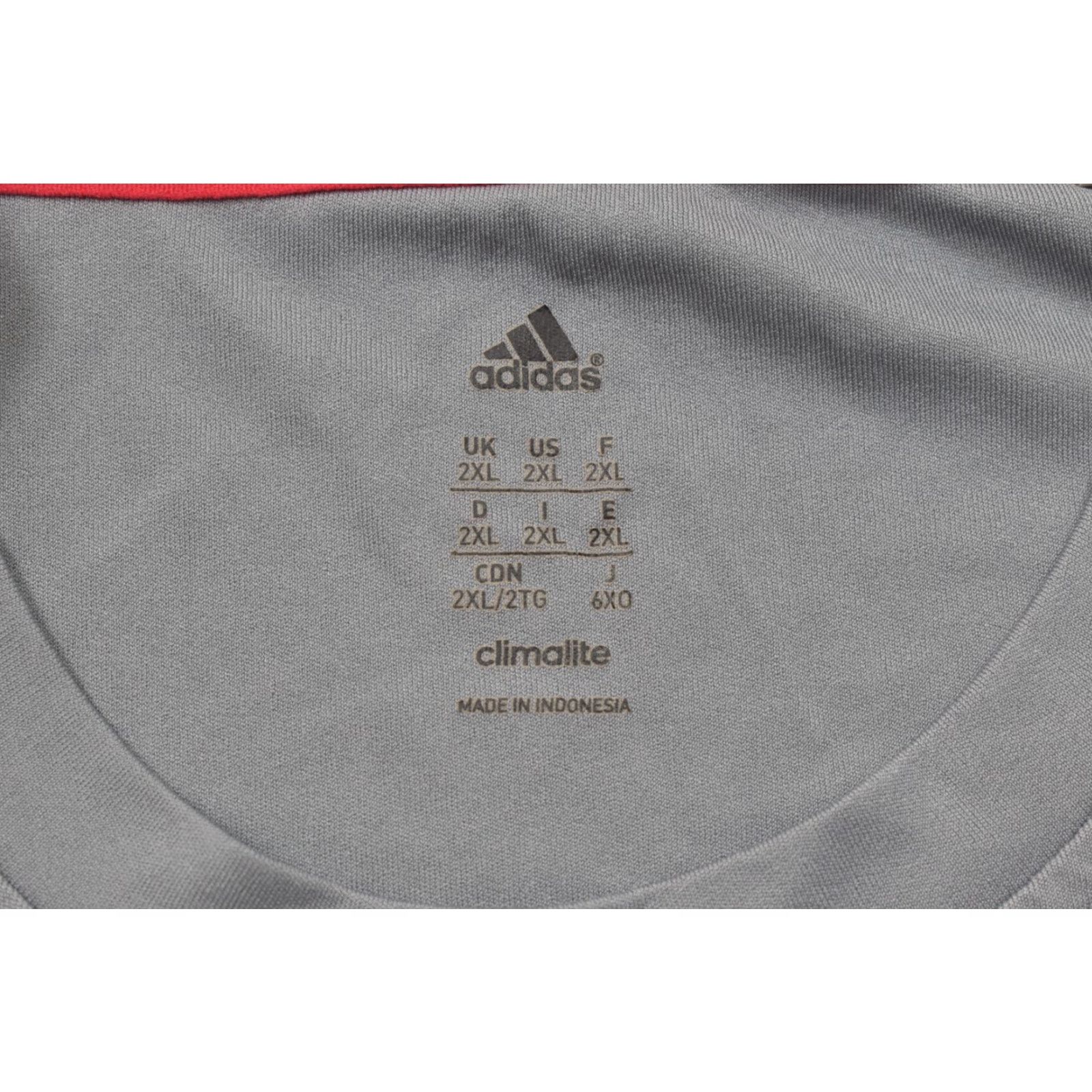 Adidas Adidas Climalite Miami Hurricanes #37 T-Shirt Men 2XL Grey Red Raglan Athletic Size US XXL / EU 58 / 5 - 7 Thumbnail