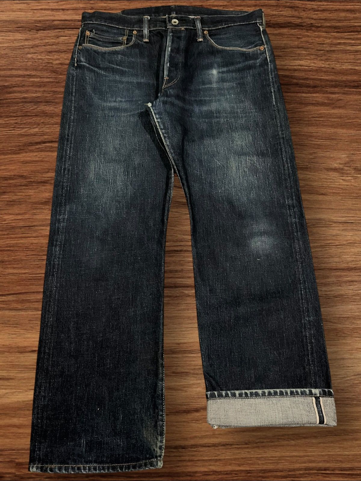 Vintage Japanese Spellbound Indigo Washed Selvedge Jeans
