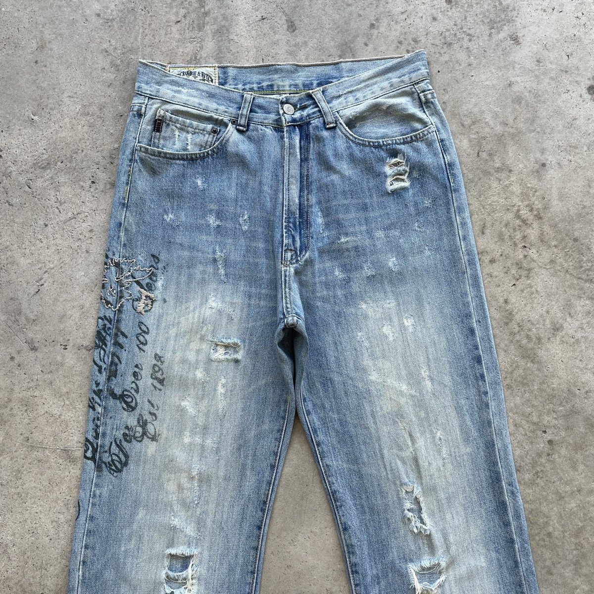 Abercrombie & Fitch Vintage Abercrombie & Fitch Rare Faded Denim Jeans Pants W31 Size US 31 - 3 Thumbnail