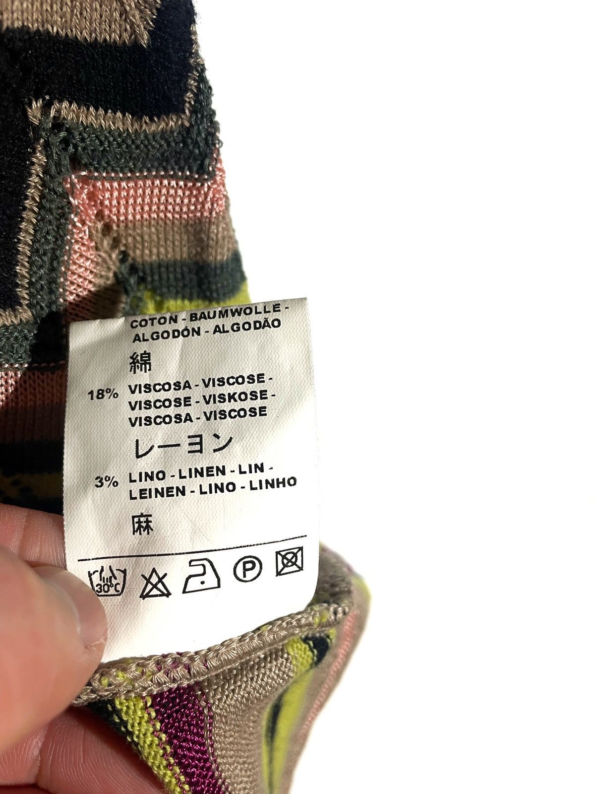 Missoni × Vintage Missoni Women’s Knit Dress Cotton/Viscose/Linen Size 46/L Size L / US 10 / IT 46 - 8 Thumbnail
