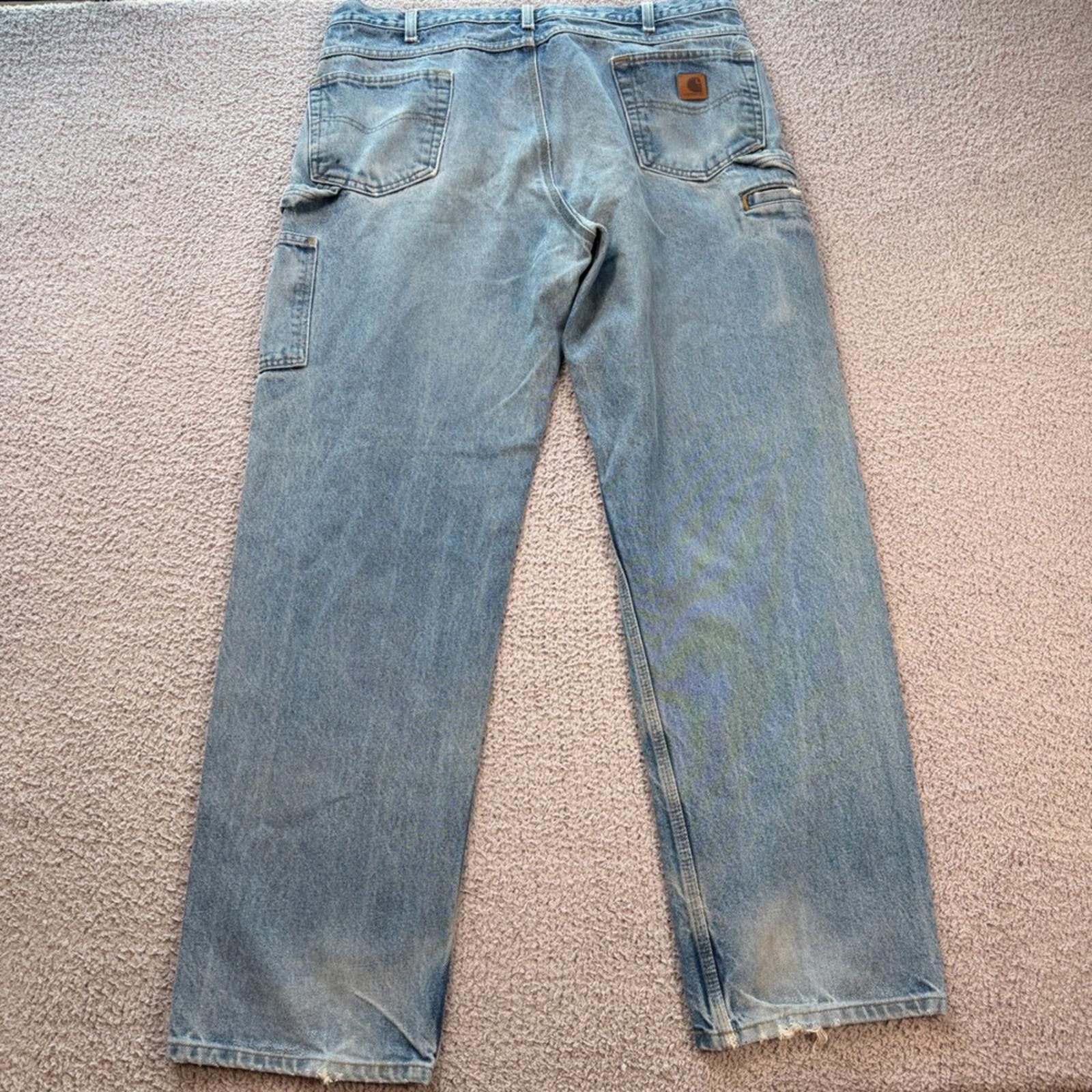 Carhartt Carhartt B171 DST Relaxed Fit Carpenter Jeans Mens 40x34 Size US 40 / EU 56 - 2 Thumbnail