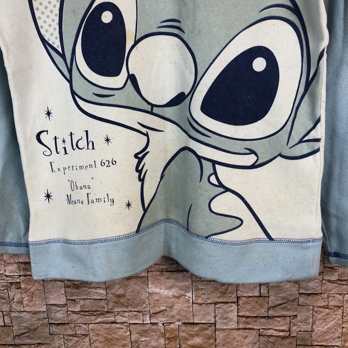 Disney × Vintage Disney Lilo Stich vintage Blue Sweatshirt #A701 Size US S / EU 44-46 / 1 - 6 Thumbnail