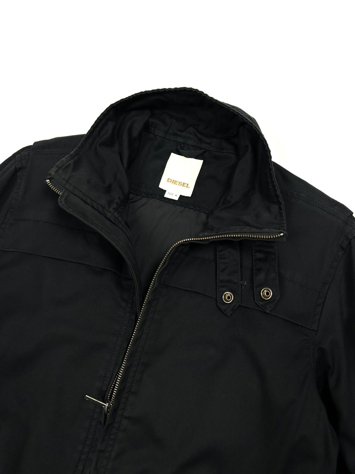 Diesel Rare Diesel Japanese Vintage Moto Jacket Men’s M Black Y2K Size US M / EU 48-50 / 2 - 14 Thumbnail