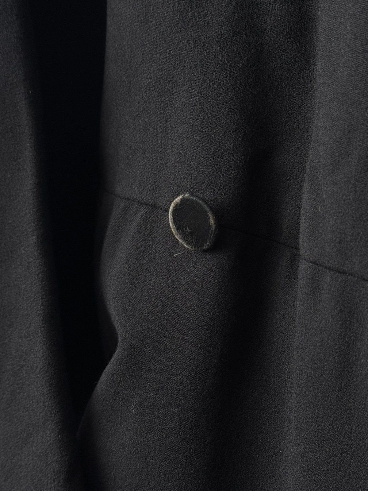 Vintage 1930s European Black Wool Frock Coat Size US M / EU 48-50 / 2 - 4 Thumbnail