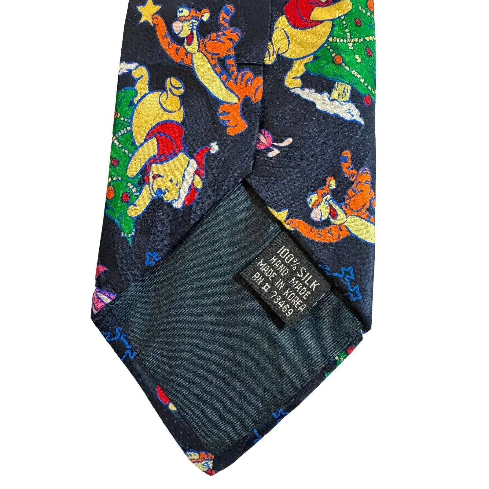 Disney Disney Winnie The Pooh Piglet Holiday Christmas Tree Necktie Size ONE SIZE - 5 Thumbnail