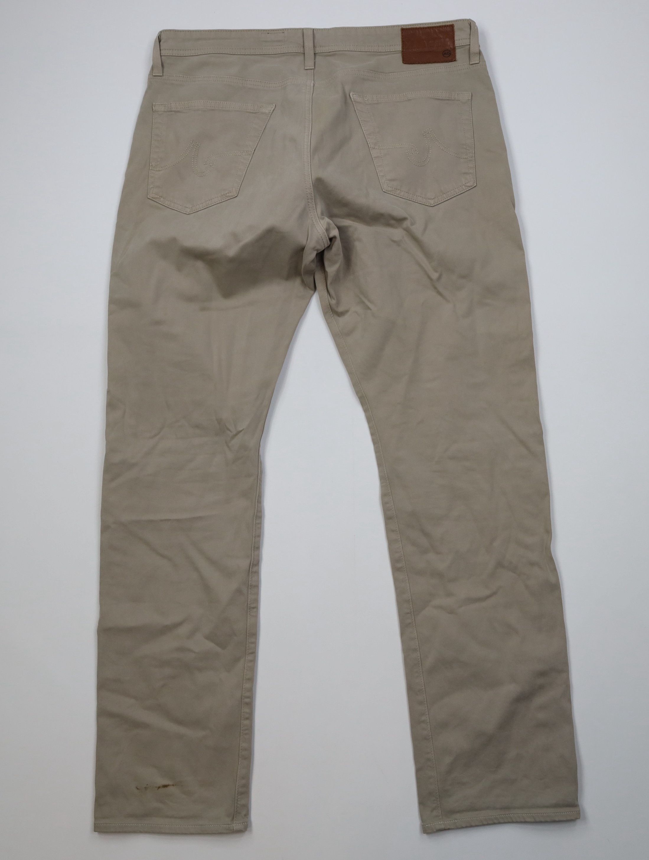Vintage Adriano Goldschmied The Graduate Tapered Leg Pants Beige Size US 36 / EU 52 - 12 Thumbnail