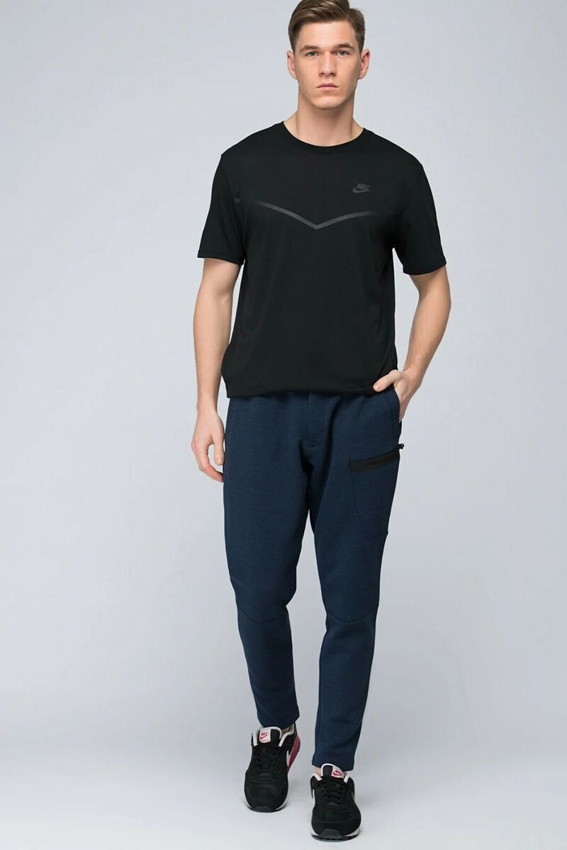 Nike Nike Tech Fleece Men’s Pants Sportswear Blue Size M Size US 32 / EU 48 - 2 Thumbnail