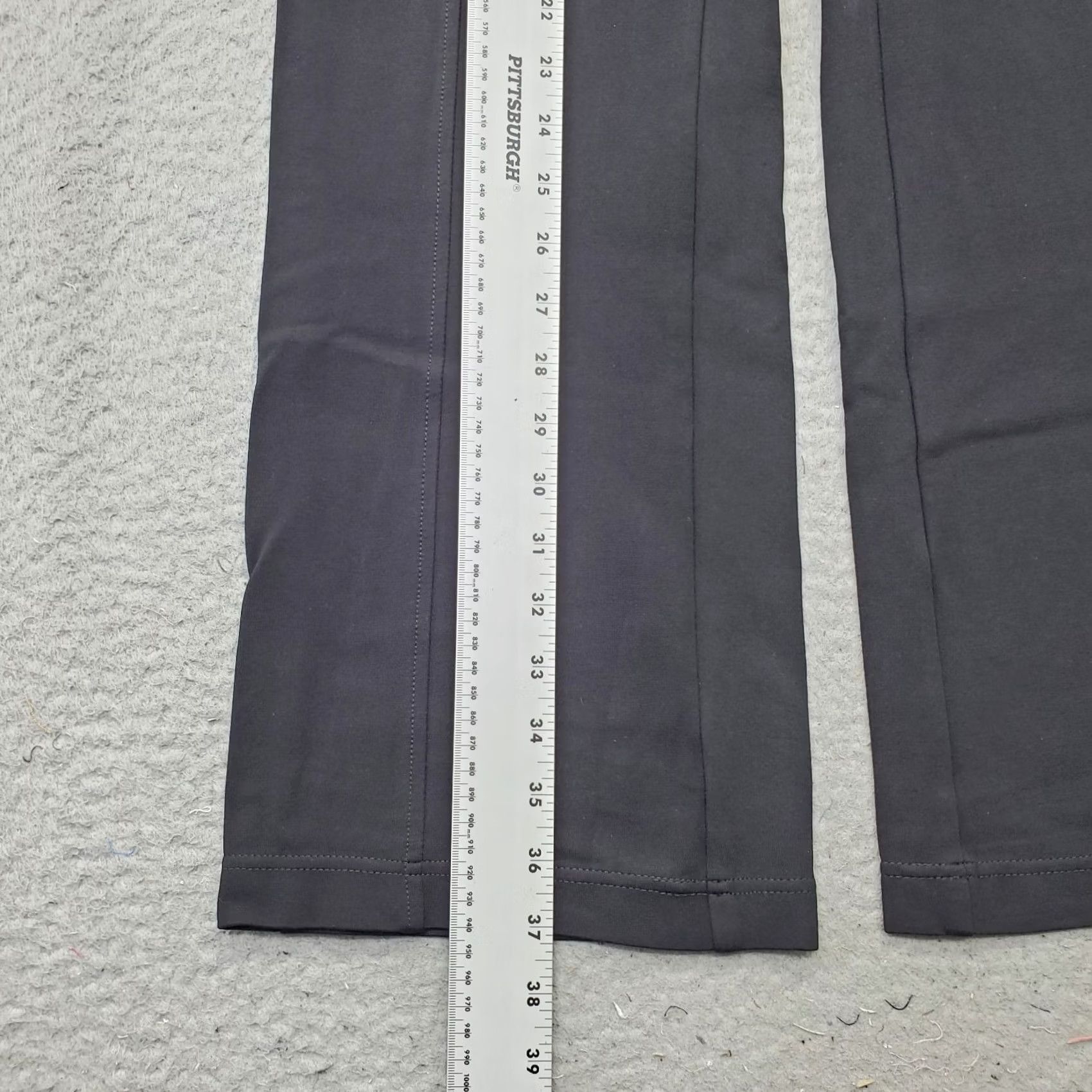 Calvin Klein Calvin Klein Women's Black Ankle Pants Rayon Stretch Bootcut 29" Inseam L/Size L Wool? (Note: This is incorrect; provide a cleaned final title) Size 36" / US 14 / IT 50 - 3 Thumbnail