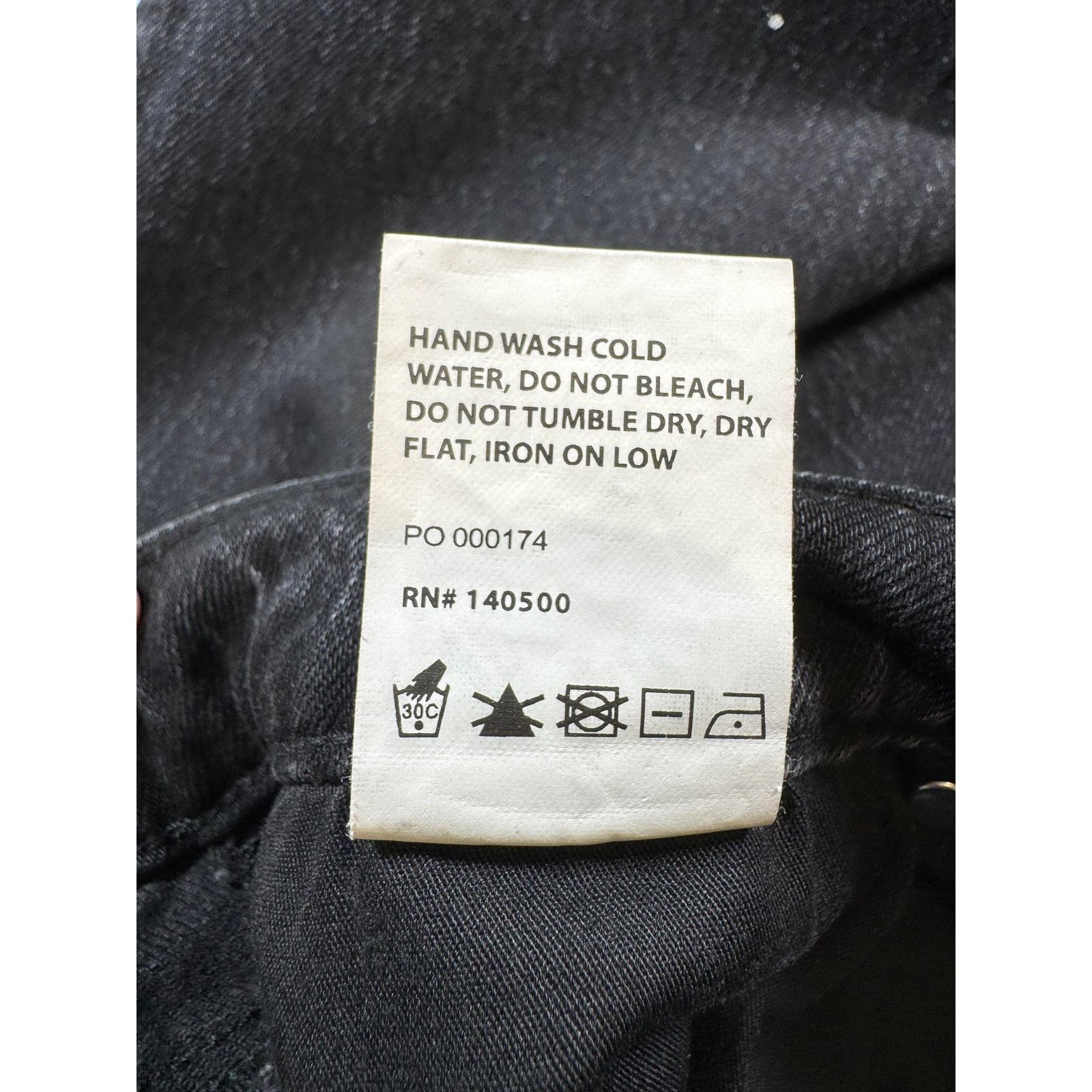 Rta RTA Splatter Black Wash Jeans Size US 38 / EU 54 - 4 Thumbnail